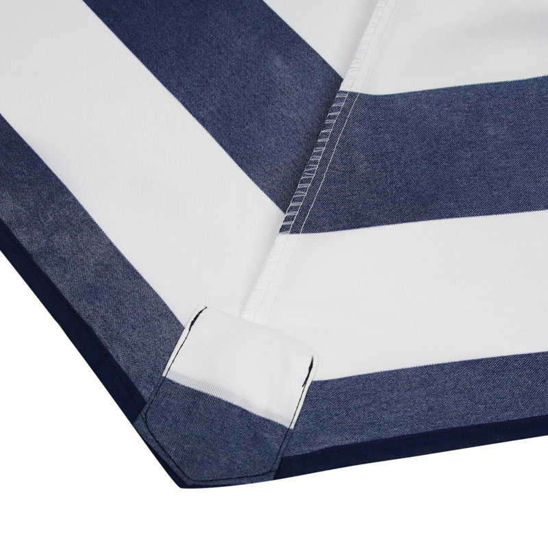 Housse de remplacement en tissu Caedin, Bleu / blanc