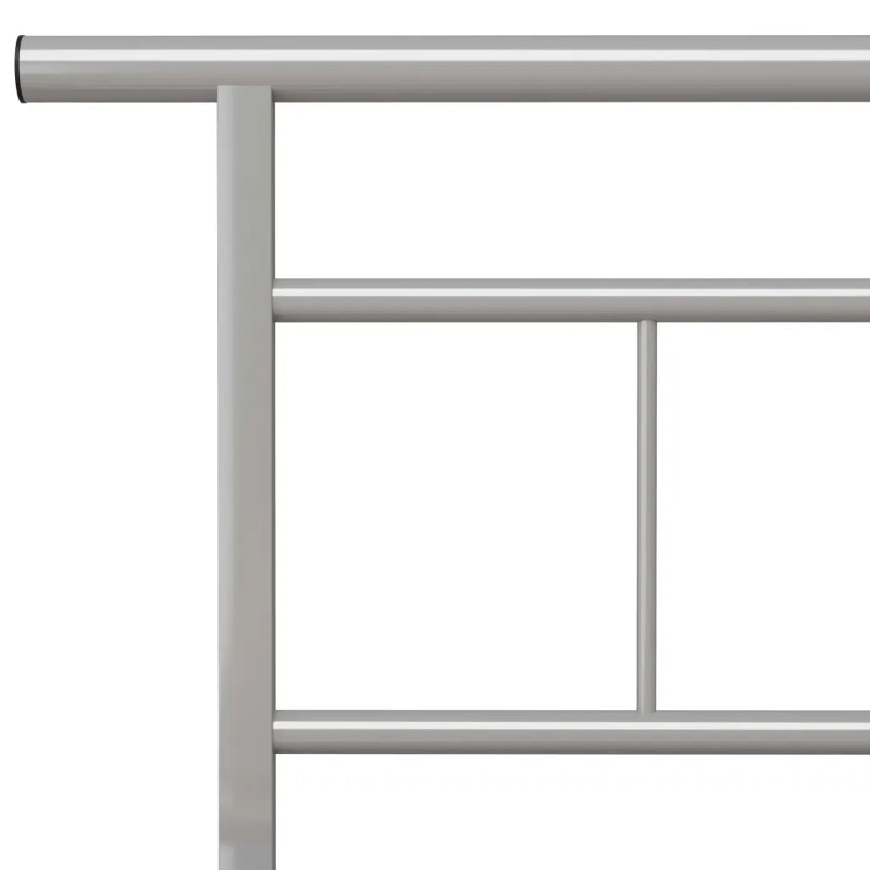 Barlas Bed, grey, 140 x 200 cm