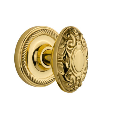 Rope Rosette with Victorian Door Knob