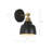 Escarment 1-Light Dimmable Black Armed Bathroom Wall Sconce ETL Certified