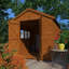 8 ft. W x 10 ft. D Solid Wood Shiplap Apex Garden Shed
