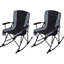 Chaise berçante pliante surdimensionnée et pliante avec porte-gobelet-778128956