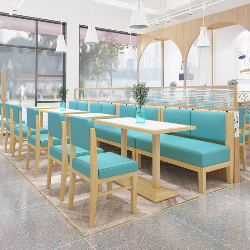 Banc tapissier en similicuir restaurant Cafe