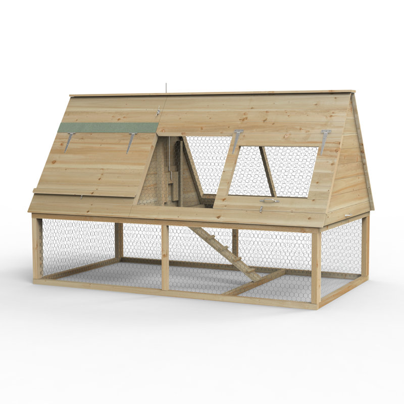 Chicken Coop with Chicken Run