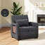 Fauteuil d'appoint moderne convertible 3-en-1 avec port USB et table d'appoint 33,86 po Modern-256220319