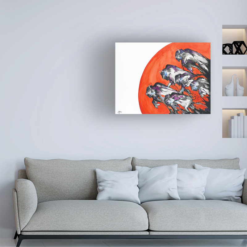 Art sur toile Marc Allante, H 24 po x l 32 po