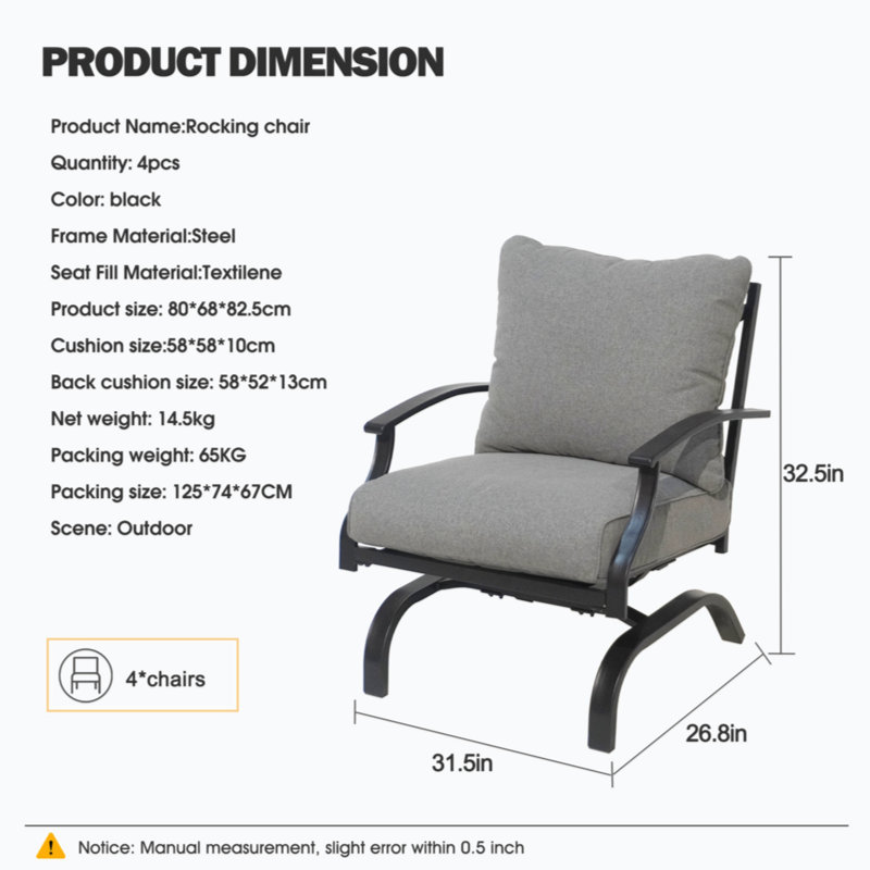 Memoona Steel Outdoor Chair