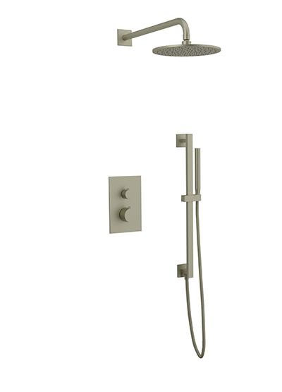 Otella Complete Shower System, Brushed Nickel