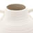 10.2'' H Boho White Ceramic Vase with Handles