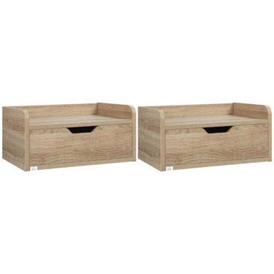 Tasleema 40 cm W Bedside Table