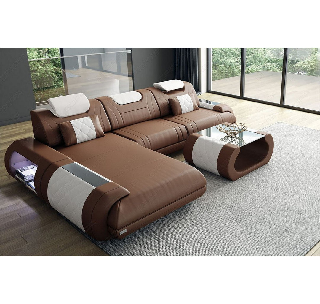 Ecksofa Rimini Leder