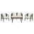 U_STYLE Durable And Comfortable Outdoor Seating Set,Suitable For Patios, Lawns, And Poolsides-566340284