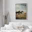 «Wild Horses Runing Rustic Western Landscape», reproduction d'art sur toile encadrée dans la chambre principale-124932883-124932879