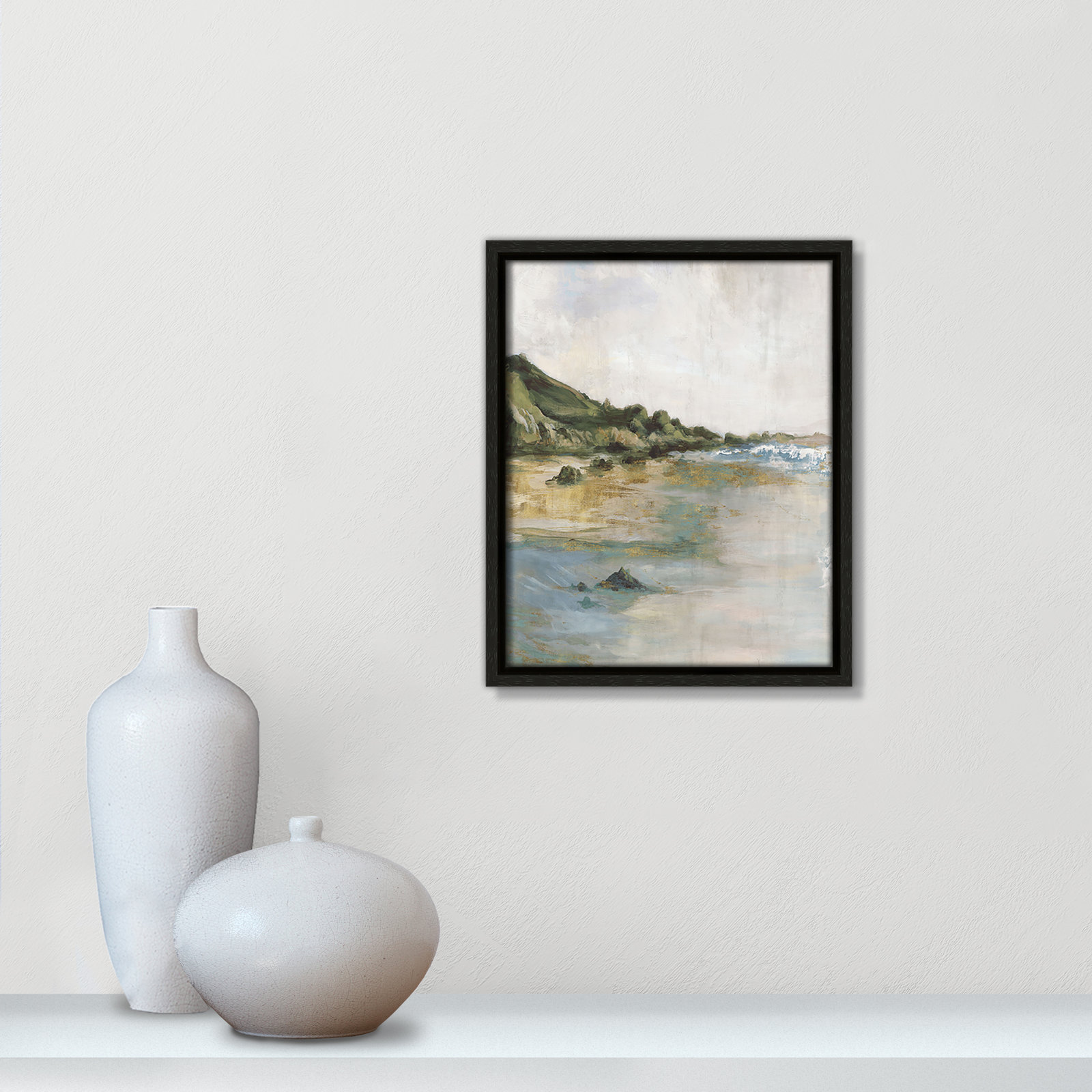 Cordoba "Tide's Edge" Print, Espresso, 11.5" H x 9.5" W