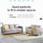 Hana 78" Square Arm Sofa-1548915913