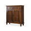 Brown Solid Wood Shoe Storage Bench