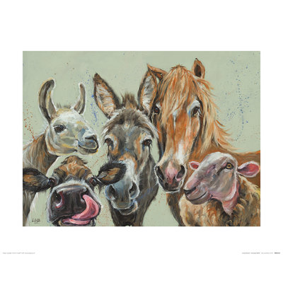 Farmyard Selfie 1 Piece Painting