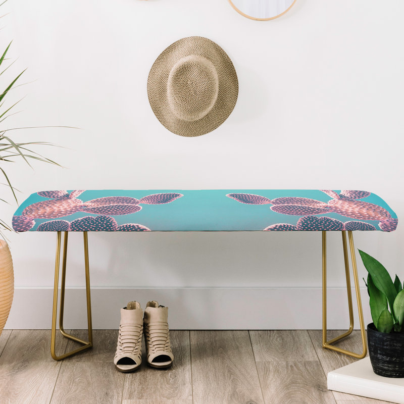 Banc rembourré de cactus emanuela carratoni