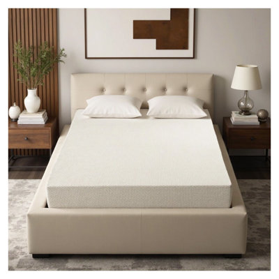 Matelas simple de 8 pouces - de fabrication japonaise avec couche de refroidissement infusée de gel et support à 7 zones, matelas en mousse de qualité supérieure réglable pour lit électrique