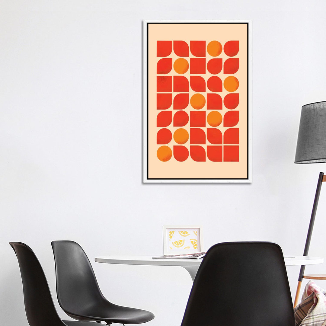 Fun Mid Century Geometry von Show Me Mars - Gallery-Wrapped Canvas Giclée on Canvas