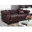 Richmond Mogadore Faux Leather Chesterfield Sofa-2060607555-2026124161