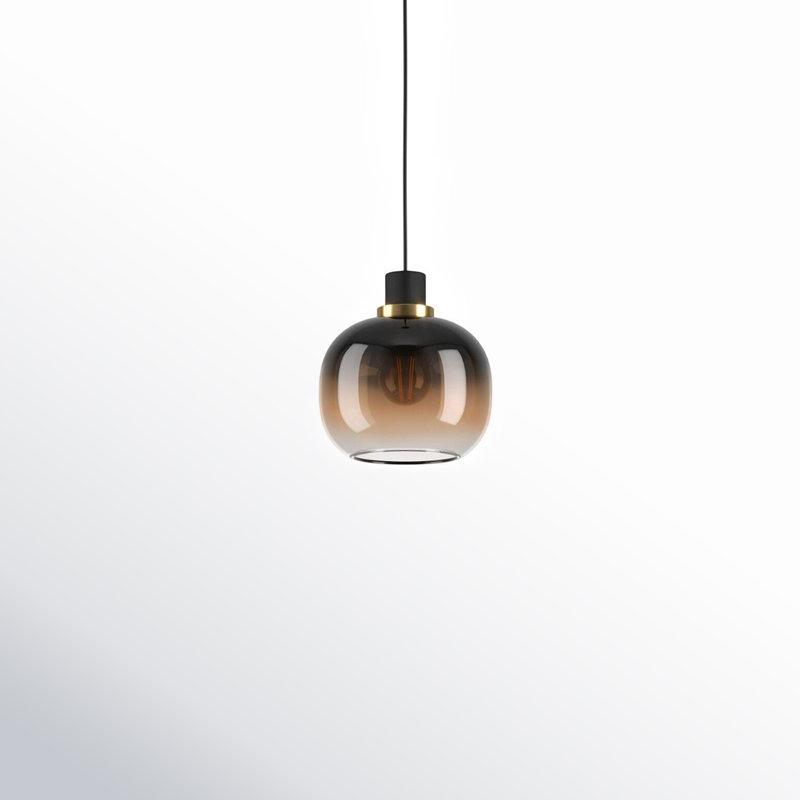 Chittering 1 - Light Structured Black Single Pendant