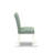 Amelius Parsons Dining Chairs - Willow Green Polyester Fabric Padded Seat and Button Tufted Chair Back - Linen White Finish, SET OF 2-614006955-614006952