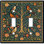 Couvercle de plaque d'interrupteur en métal; Bascule standard US 2 - Arbre des oiseaux
