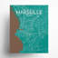 «Marseille City Map», impression-337405622-337405619