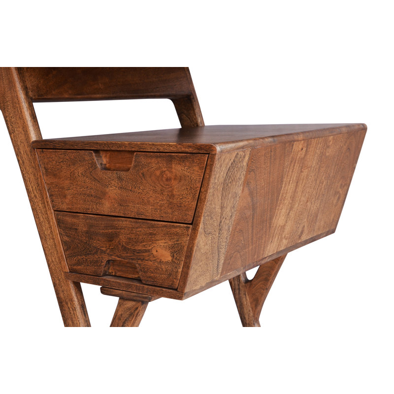 Bureau en bois massif Lana