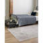Tapis oriental en polypropylène gris / ivoire Ervine-1809330255