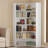 Corner Bookshelf With Baffles, 6 Tier Large Corner Shelf Storage Display Rack For Living Room Home Office-679688697