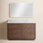 Ensemble de meuble-lavabo double 55 "avec miroir Porto-1256377193-1256353544