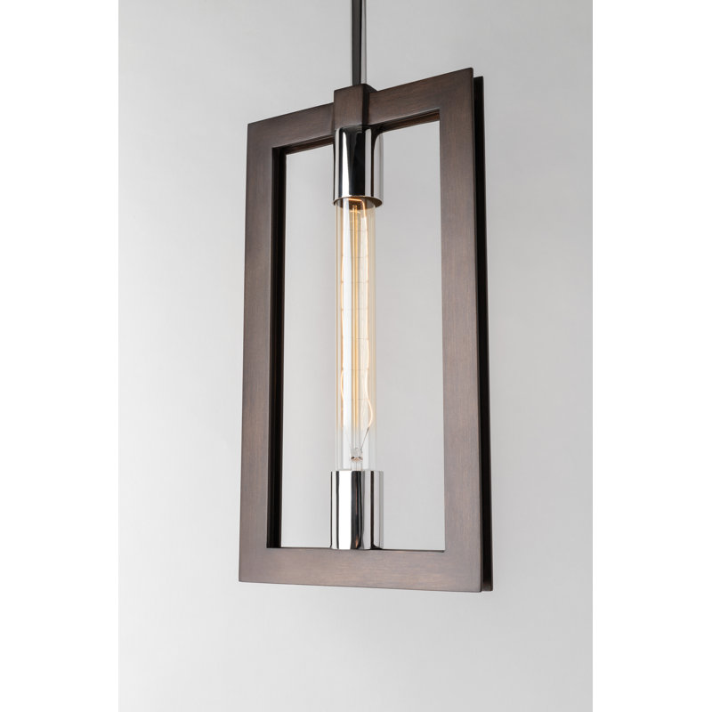 Luminaire suspendu géométrique à 1 lumière Enigma