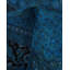 Tapis unique noué à la main Fine Vibrance - bleu, 8 pi 10 po x 12 pi 4 po
