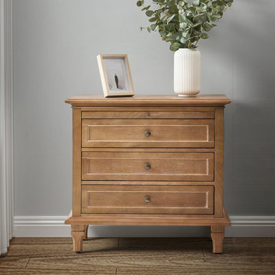 Table de bout à 3 tiroirs avec station de charge et tablette coulissante l 28,37 po Arthelia