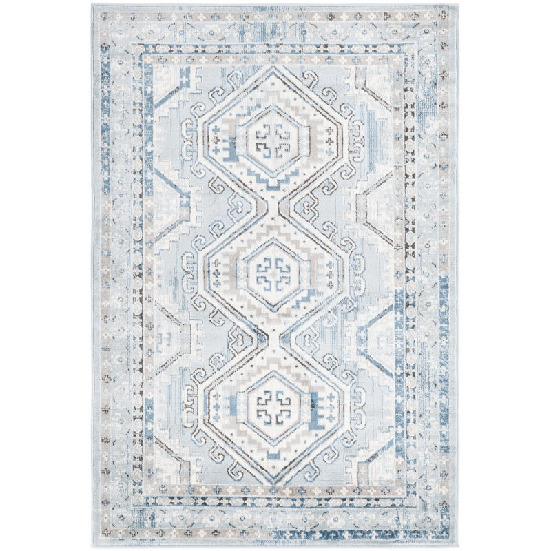 Abstract Indoor Rug, Rectangle 4' x 6'