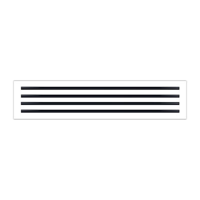BUILDMART - 36x8 Modern AC Vent Cover - Standard Linear Slot Diffuser - Register Grille / Size: 2" H x 8" W x 36" L