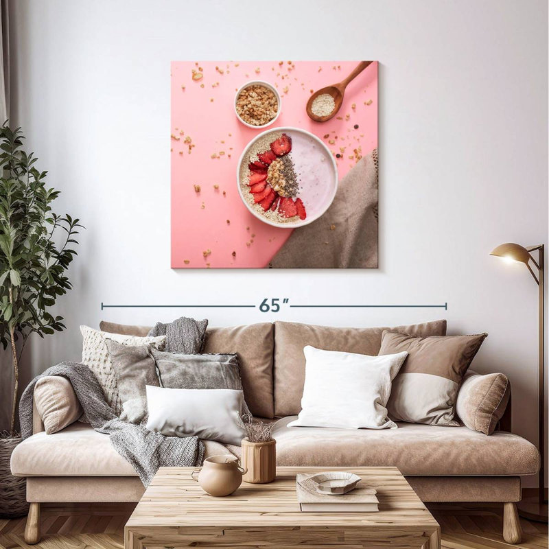 Petit déjeuner Arney Strawberry Oatmeal, H 39 po x l 39 po