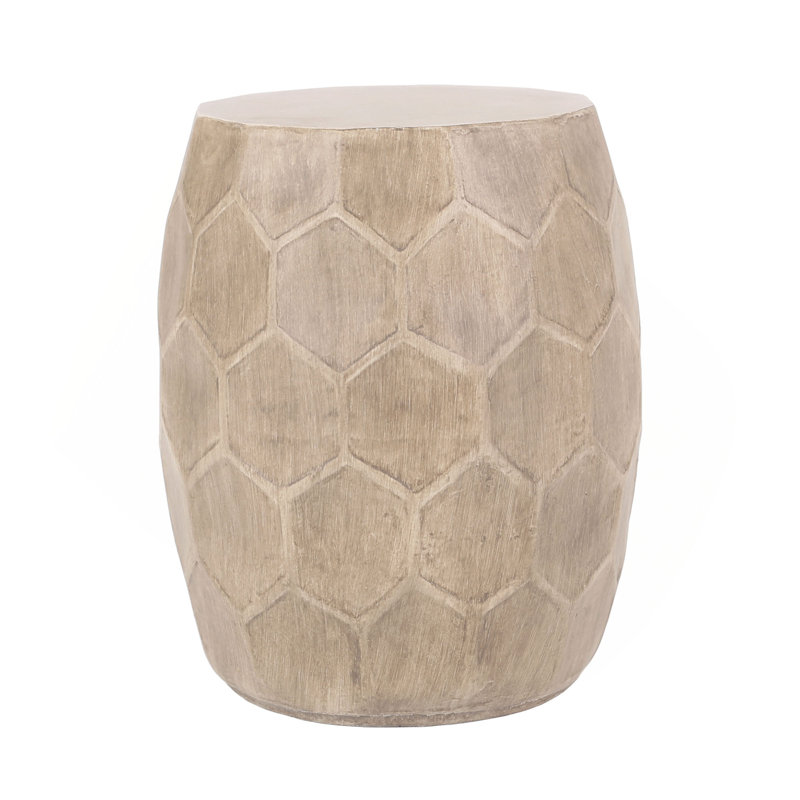 Outdoor Lightweight Concrete Side Table,End Table