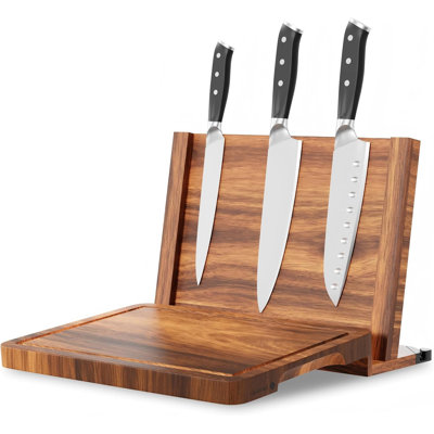 3 in 1 Magnetic Knife Block Stand