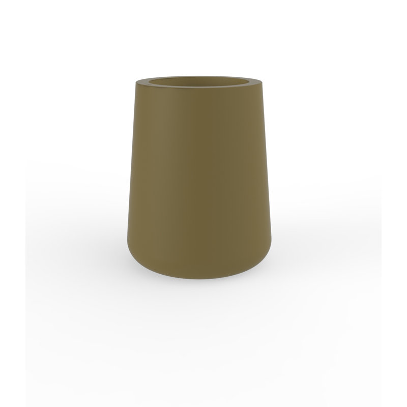 Ulm Pot Planter, Black, 23.5" H x 19.25" W x 19.25" D