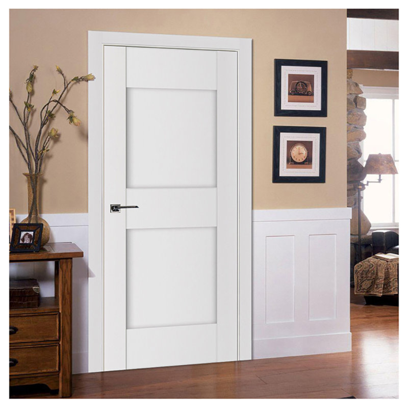 Dalle de porte intérieure stratifiée blanc doux Stile 013, 18 po x 80 po
