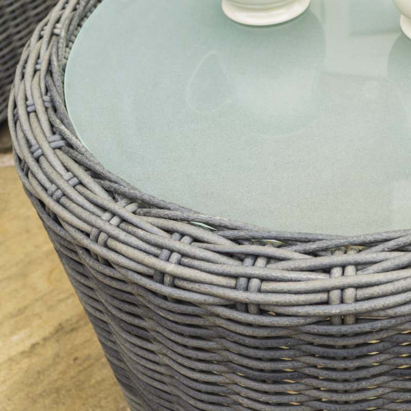 Rowlinson Bunbury Rattan Sofa Set, Grey