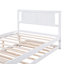 Lit plateforme double avec lit gigogne réglable-81318146