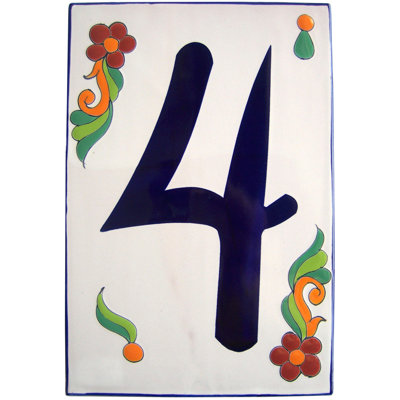 Big Talavera Ceramic Building Number Four