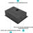 Gunmetal Black Kitchen Sink 25X22 - 18 Gauge Stainless Steel, Drop-In Topmount, Smooth Drainage And Fingerprint- With R10 Design Black, Reduced Noise Pad Drain Assembly