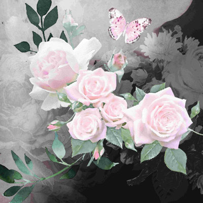 Noir Roses I - peinture