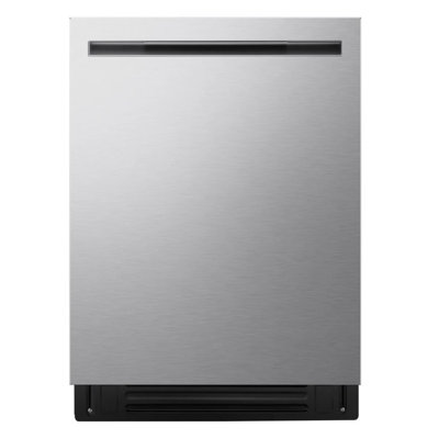 Lg Front Control Smart Dishwasher With Quadwash Pro In Print Proof Stainless Steel