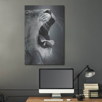 «Yawn» par SD Smart, art mural en métal